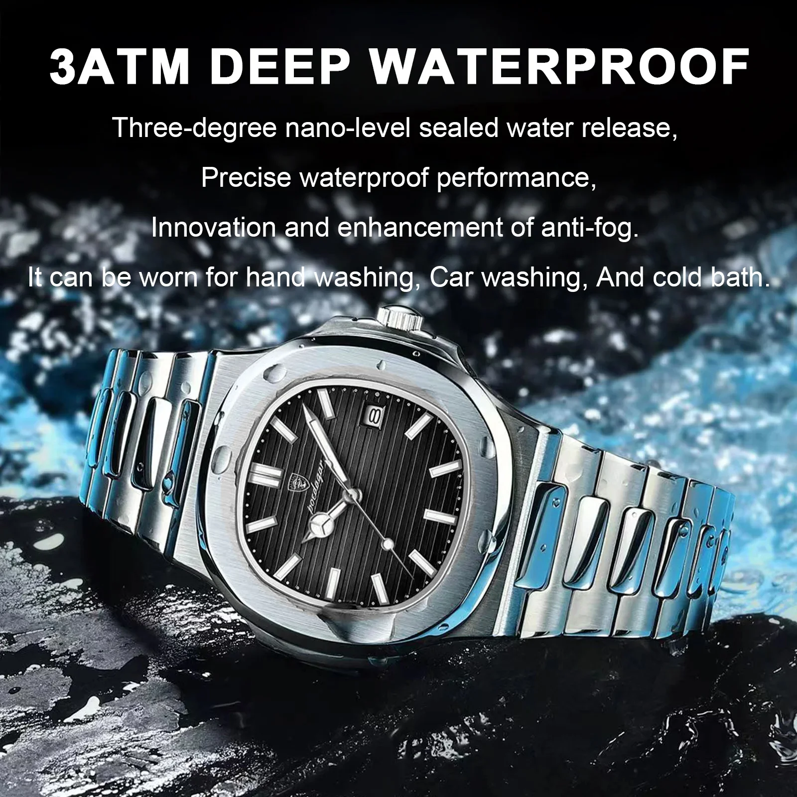 poedagar 613 top brand luxury brand man watch sports waterproof luminous date men wristwatch square dial quartz men’s watches high quality homage watch poedagar 613 top brand luxury brand man watch sports waterproof luminous date men wristwatch square dial quartz men’s watches high quality homage watch